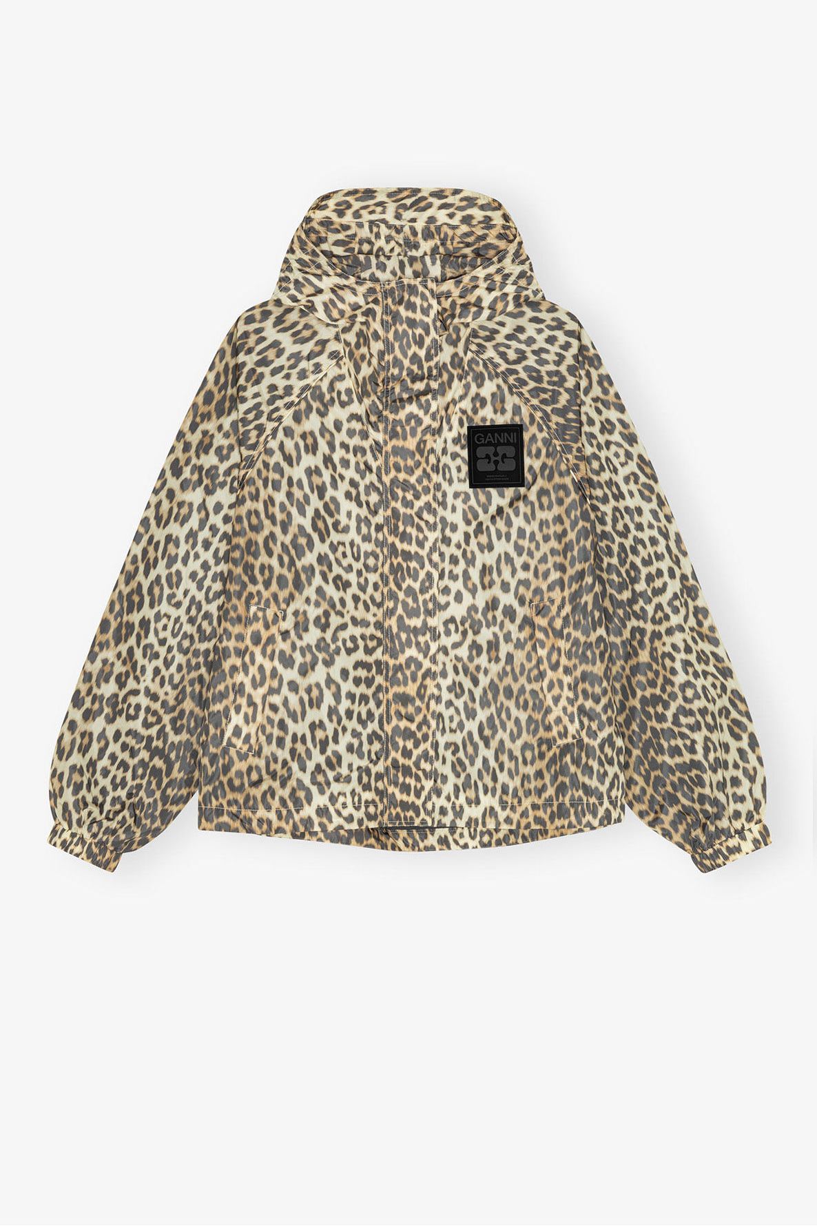 Ganni animal print jacket