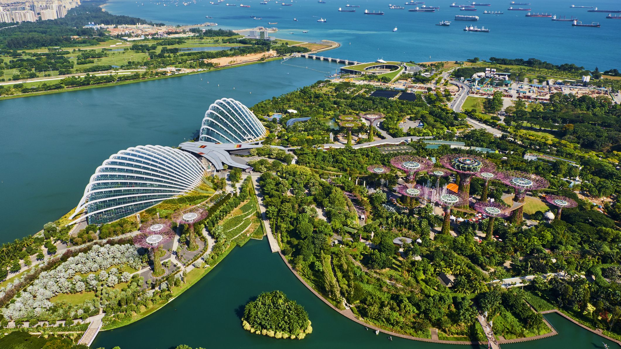 Singapore, Garden By the bay, Supertree Grove
