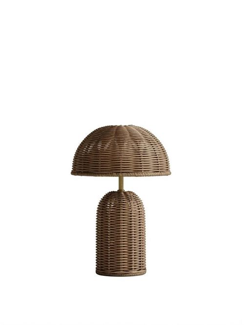 Colby Rechargeable Rattan Table Lamp
