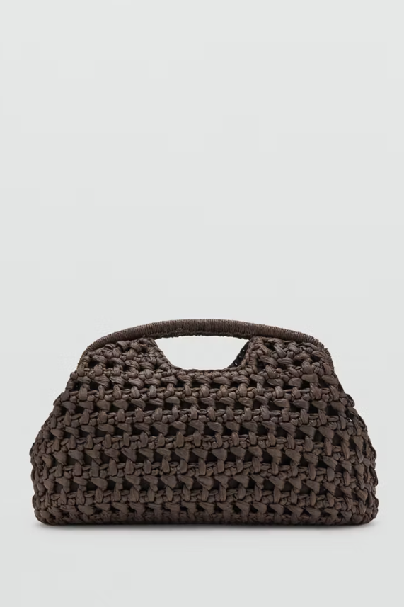 MANGO, Natural Fibre Handbag