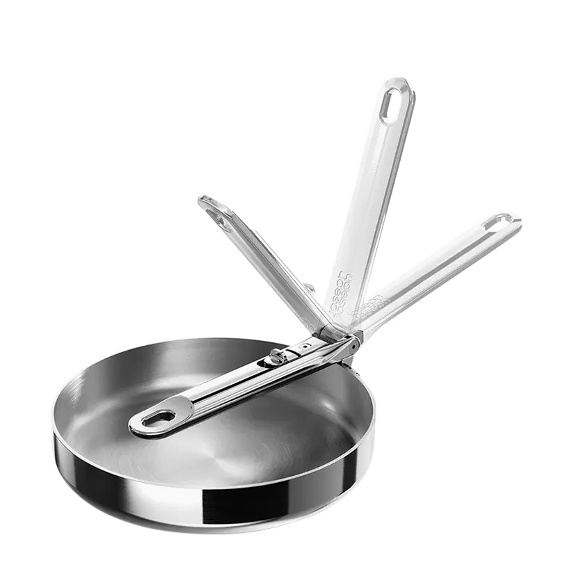 Joseph Joseph Space Folding Handle Stainless Steel Frying Pan