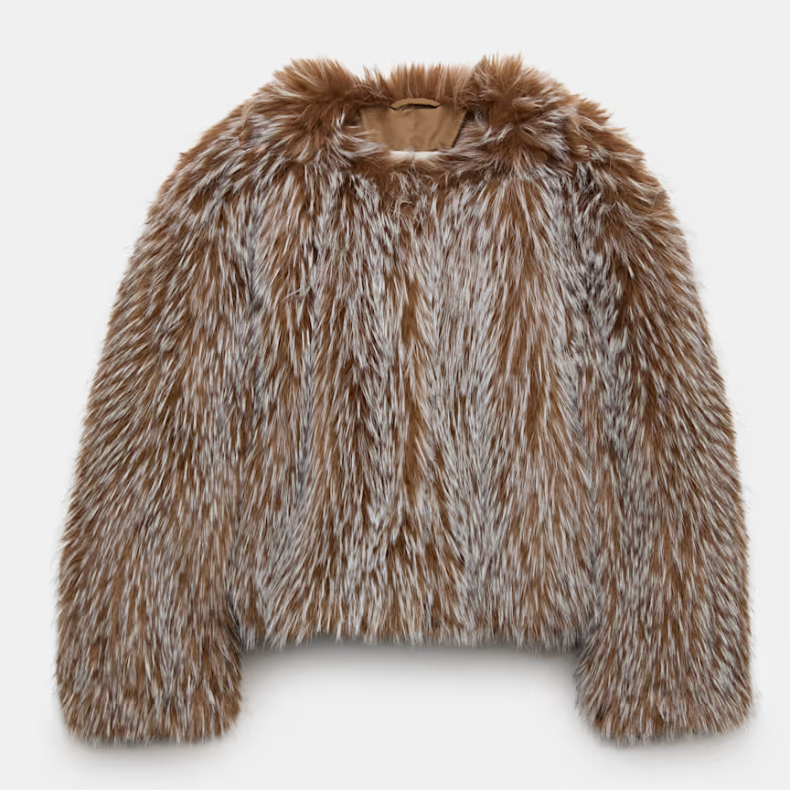 M&amp;amp;S, Faux Fur Jacket