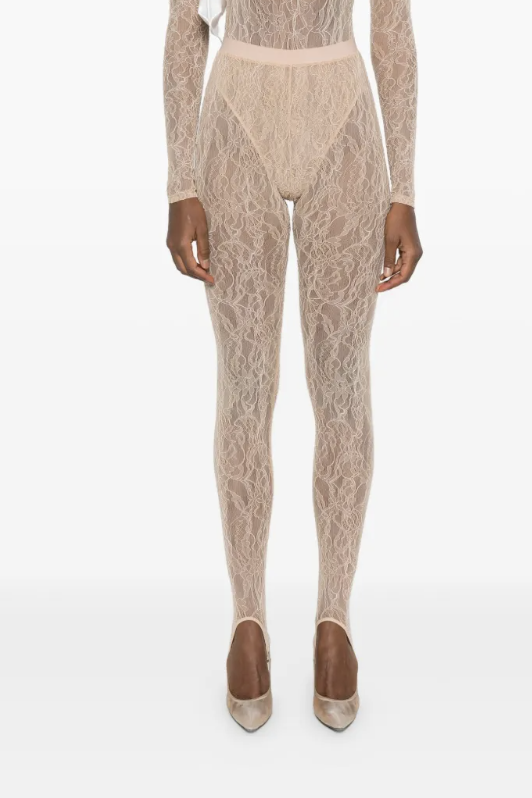 Wardrobe.nyc Lace Stirrup Leggings | Xs