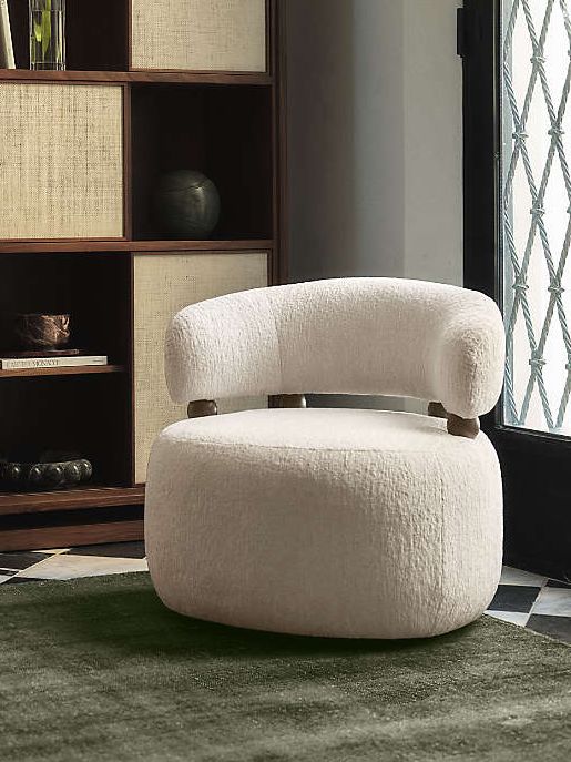 Crate &amp;amp; Barrell, Game Point Swivel Accent Chair by Venus Williams