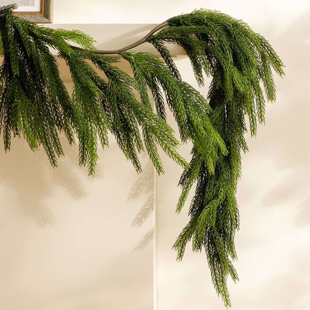 6&#039; Norfolk Pine Faux Garland