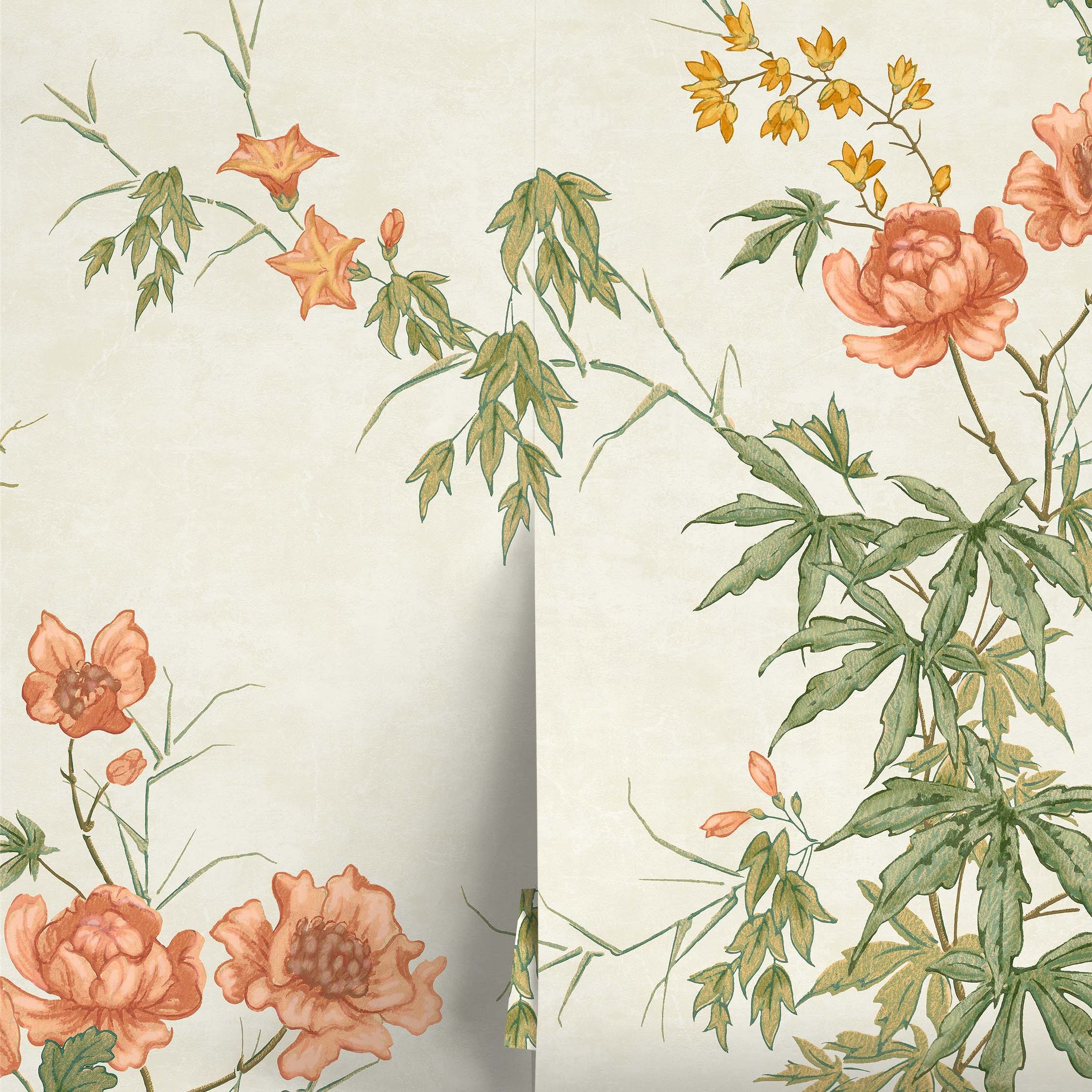 Lulu and Georgia, Fleurine Vintage-Style Wallpaper Mural