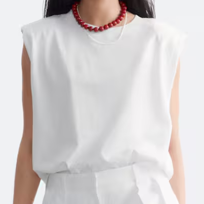 &amp;amp; Other Stories, shoulder pad t-shirt