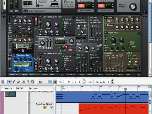 レトロ　Propellerhead Reason 4 Propellerhead Reason 4 Review - InSync