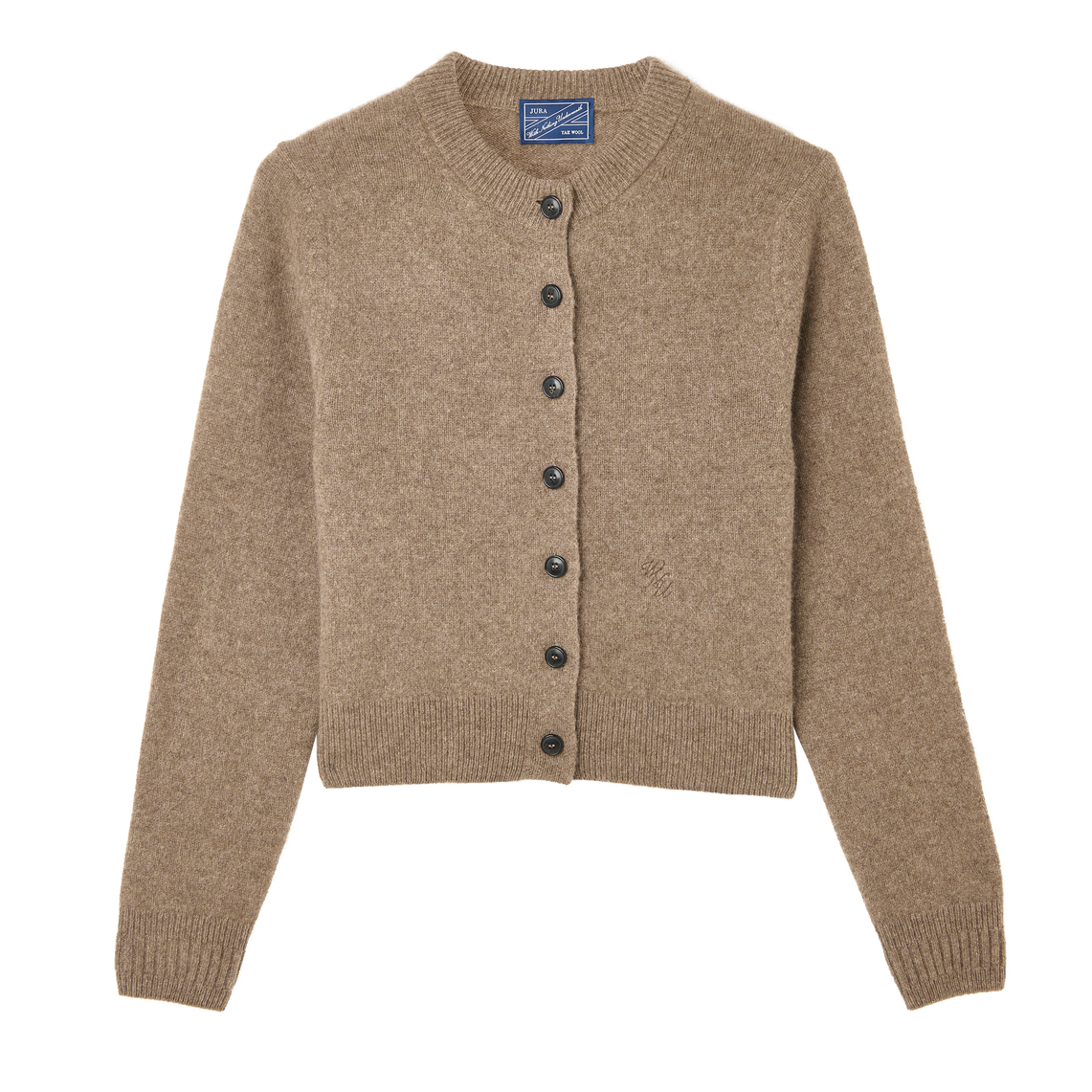Jura Cardigan: Yak Wool, Coffee
