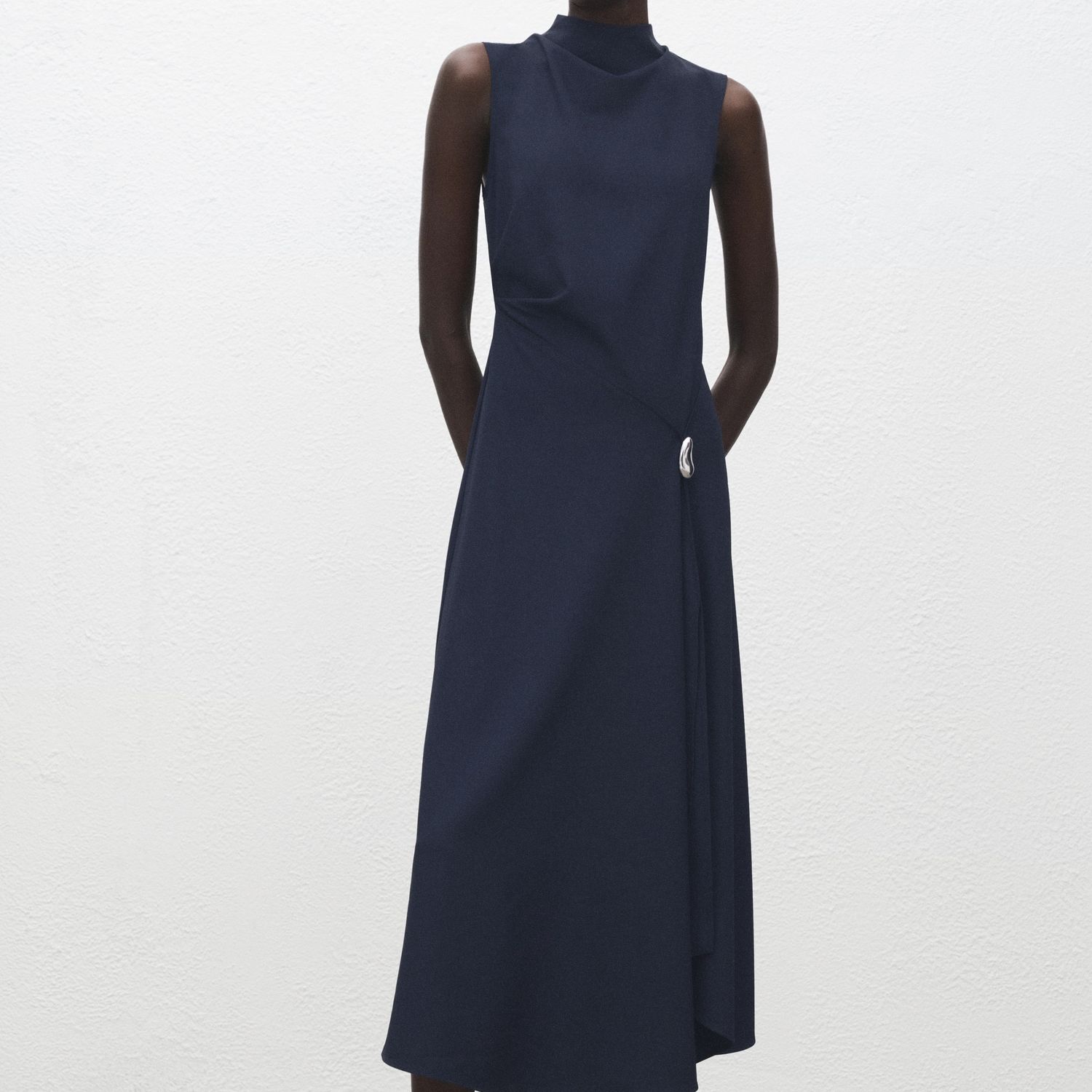 A-Line Dress With Metal Embellishment - Women | Mango United Kingdom