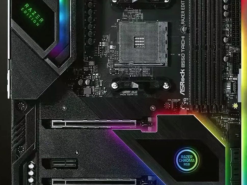 ASRock Preps Chroma-Equipped Razer Edition Taichi B550, X570