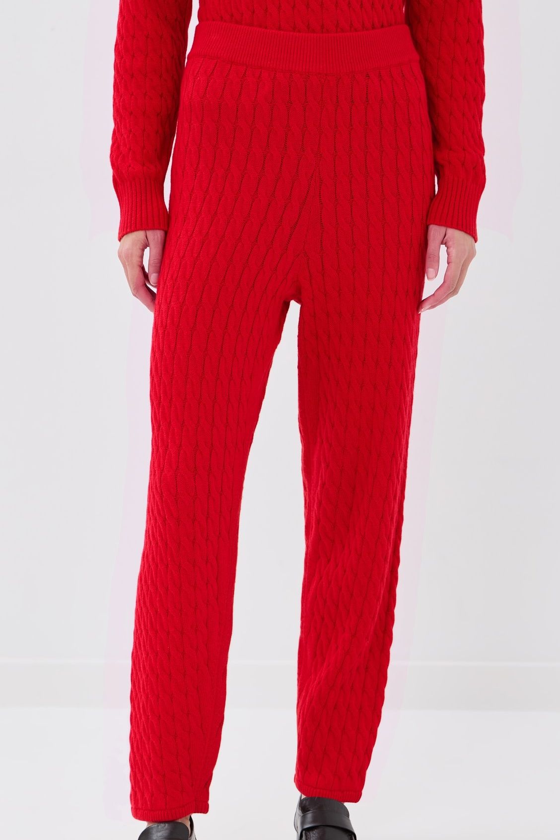 Le Bop Cable Knit Joggers