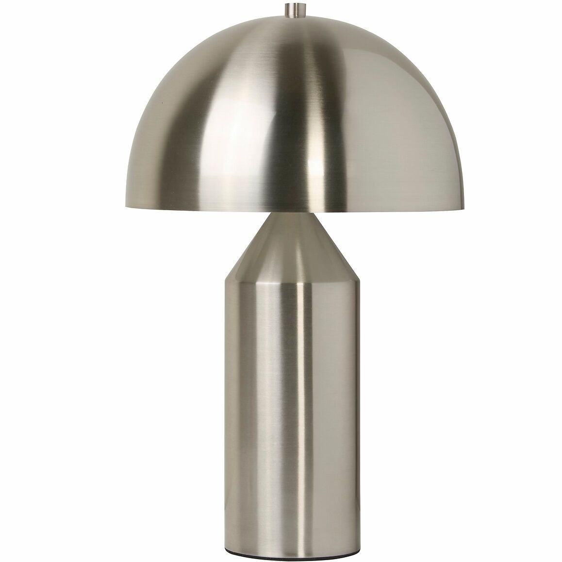 Satin Silver Dome Tabel Lamp