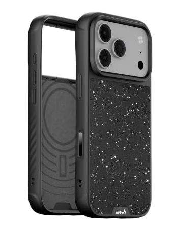 Mous for Iphone 18 Pro Case, Compatible With Magsafe, Limitless Speckled Black Cover