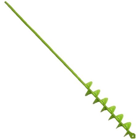 Tcbwfy 2x32 Inch Auger Drill Bit for Planting - Long Handle Easy Planter Garden Auger - Bulb &amp;amp; Bedding Plant Augers - Post Hole Digger for 3/8&amp;rdquo;hex Drive Drill