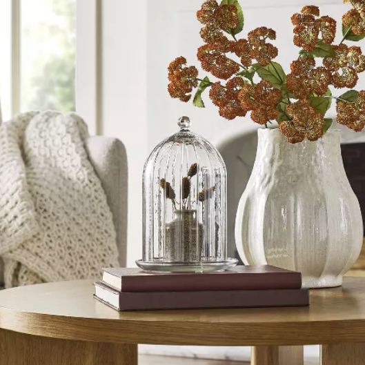 10" Decorative Cloche Clear - Hearth &amp;amp; Hand&amp;trade; with Magnolia