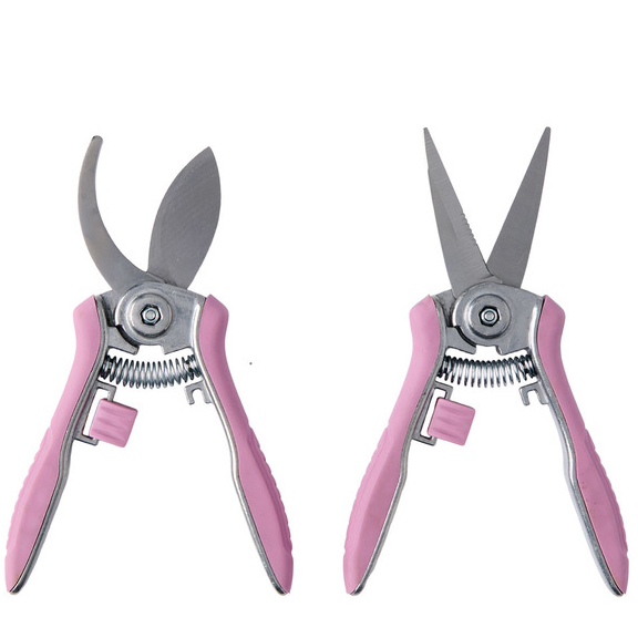 Pink Micro Pruner from Aldi's new gardening range