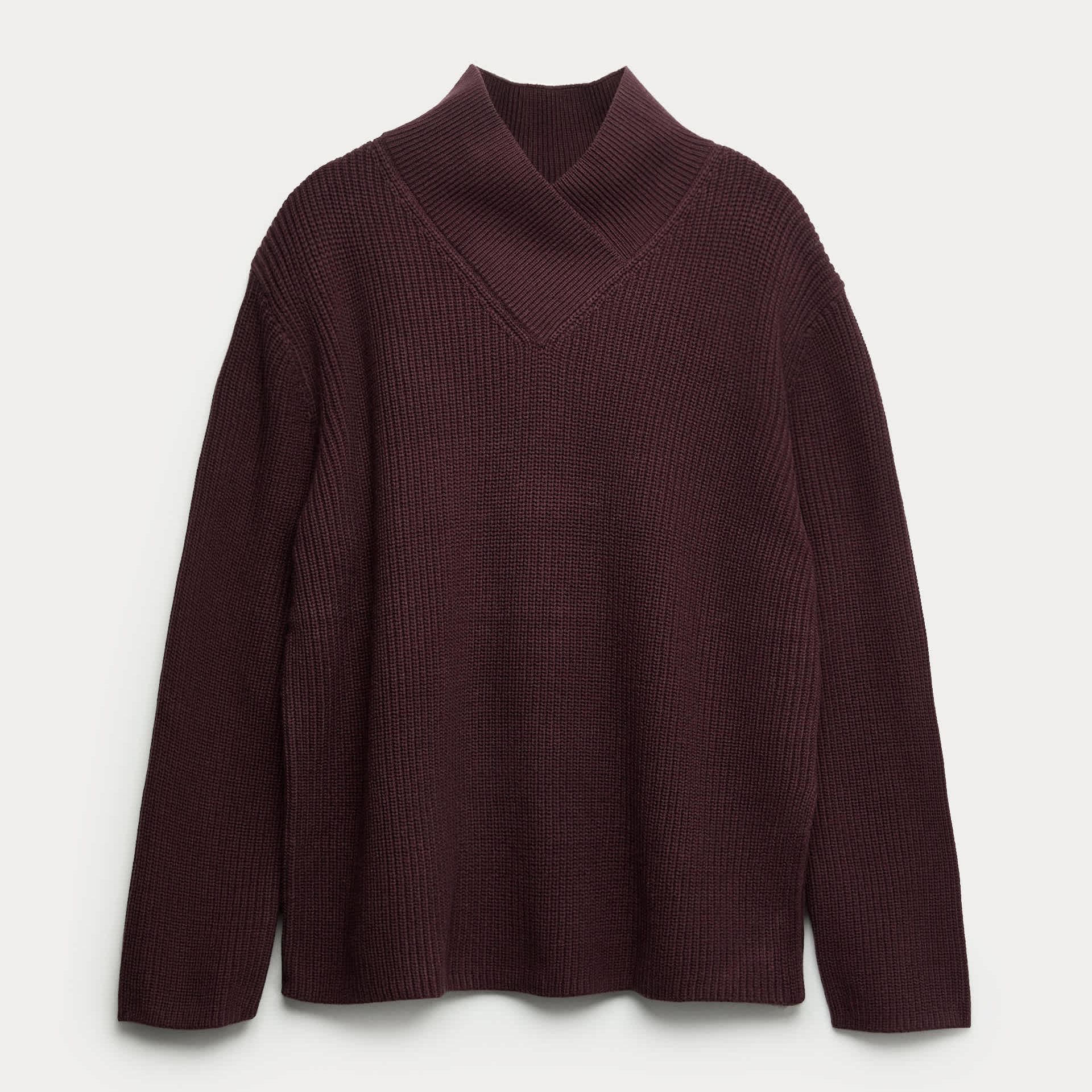 Cotton Rich Ribbed Longline Jumper