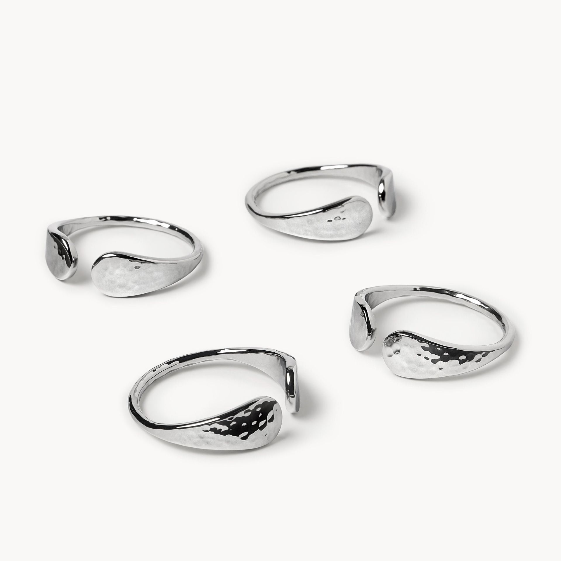 Westwing I Victoria Beckham, Napkin Rings Addison, Set of 4