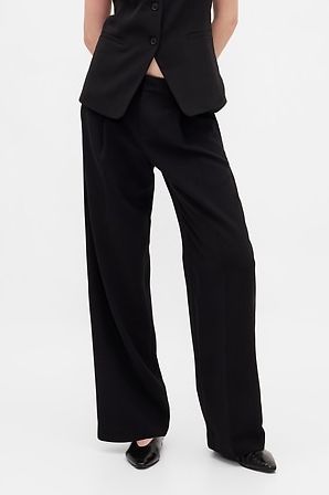 365 Low Rise Pleated Wide-Leg Trousers