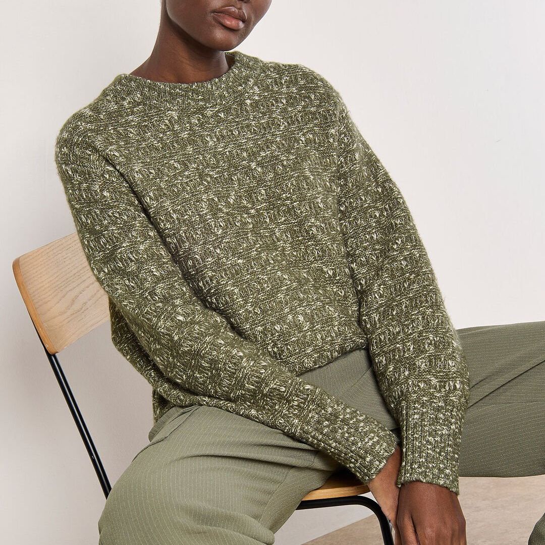 Flecked Knit Chunky Jumper