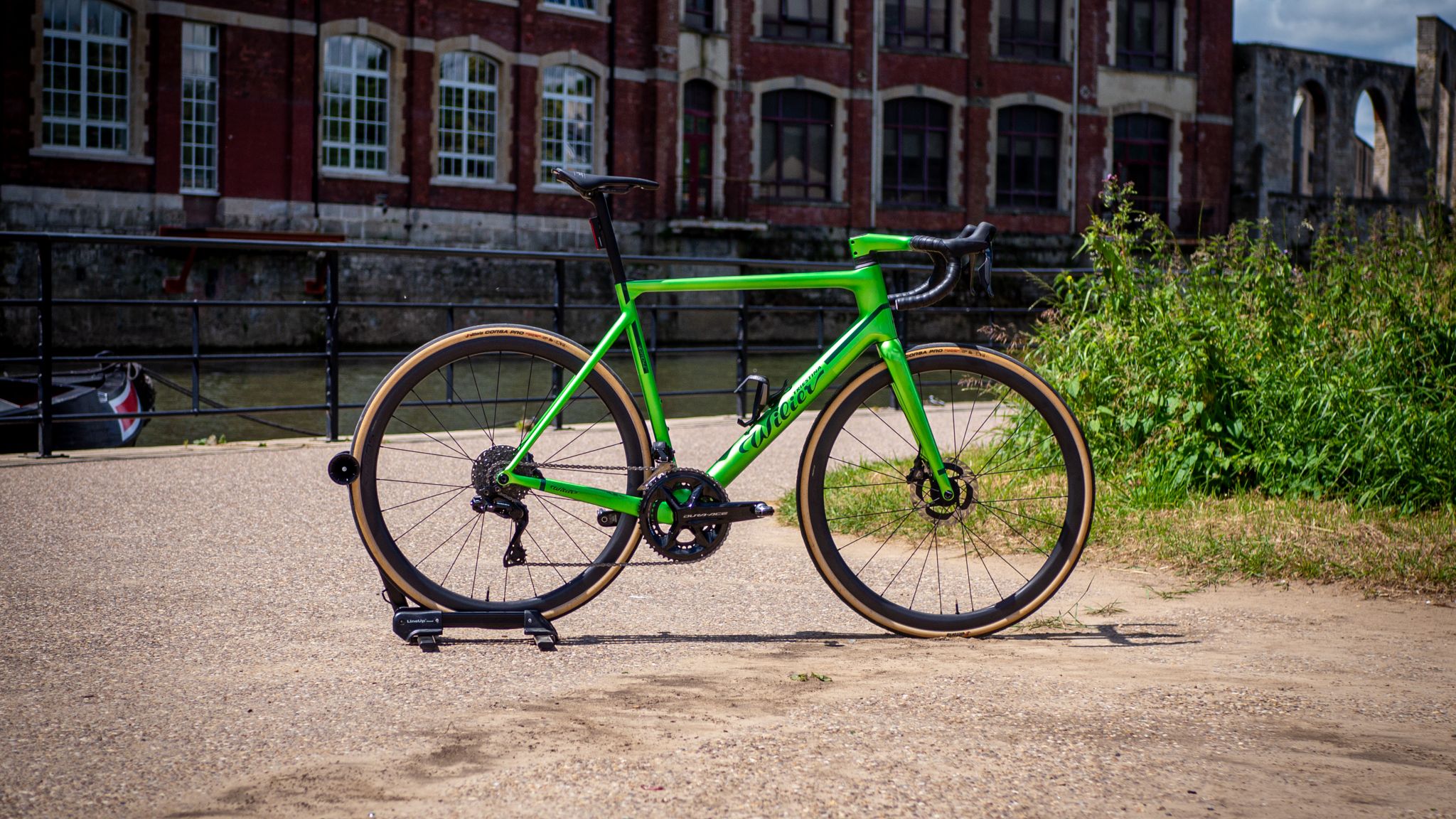 The Wilier Verticale SLR in bright green
