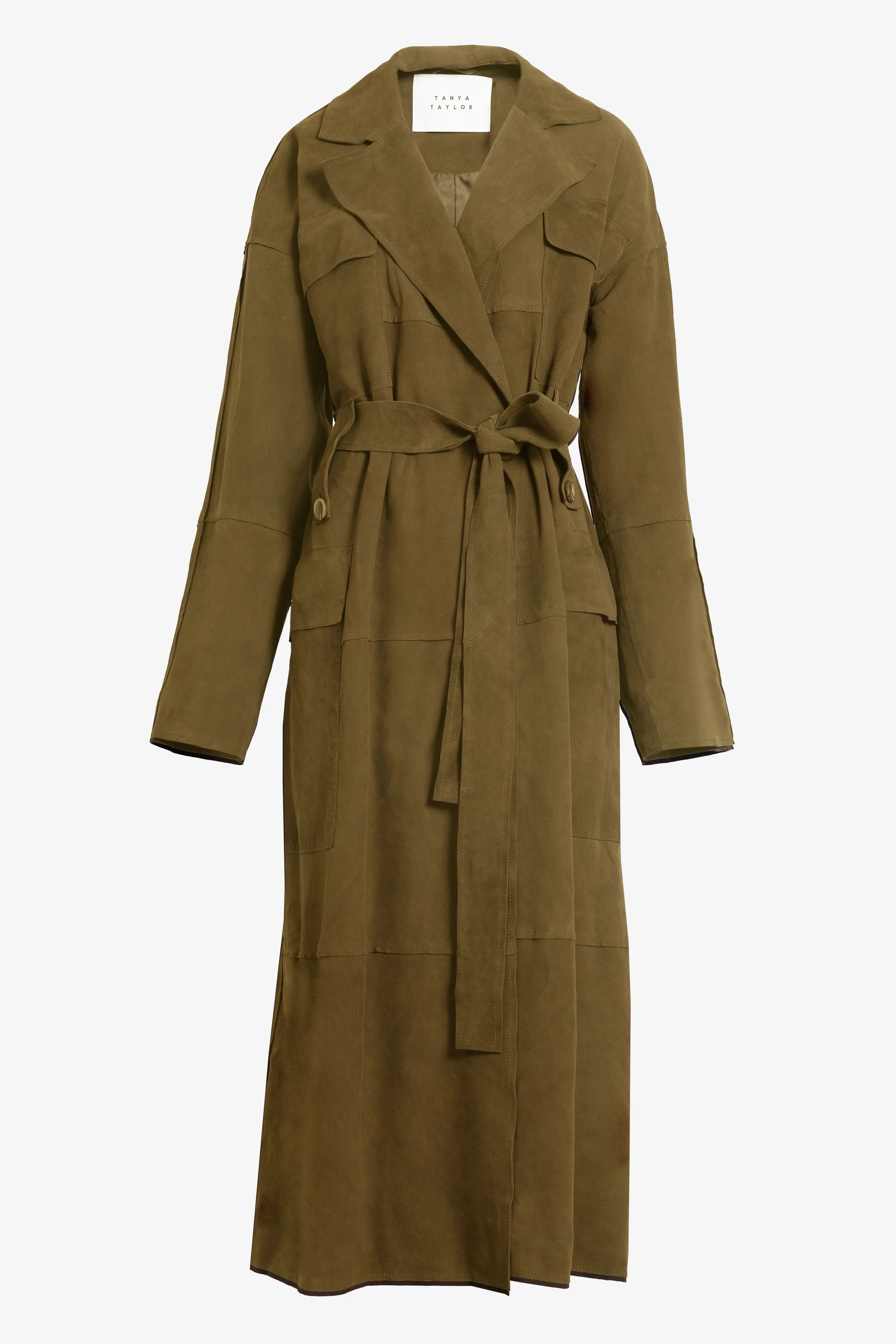 Tanya Taylor suede coat