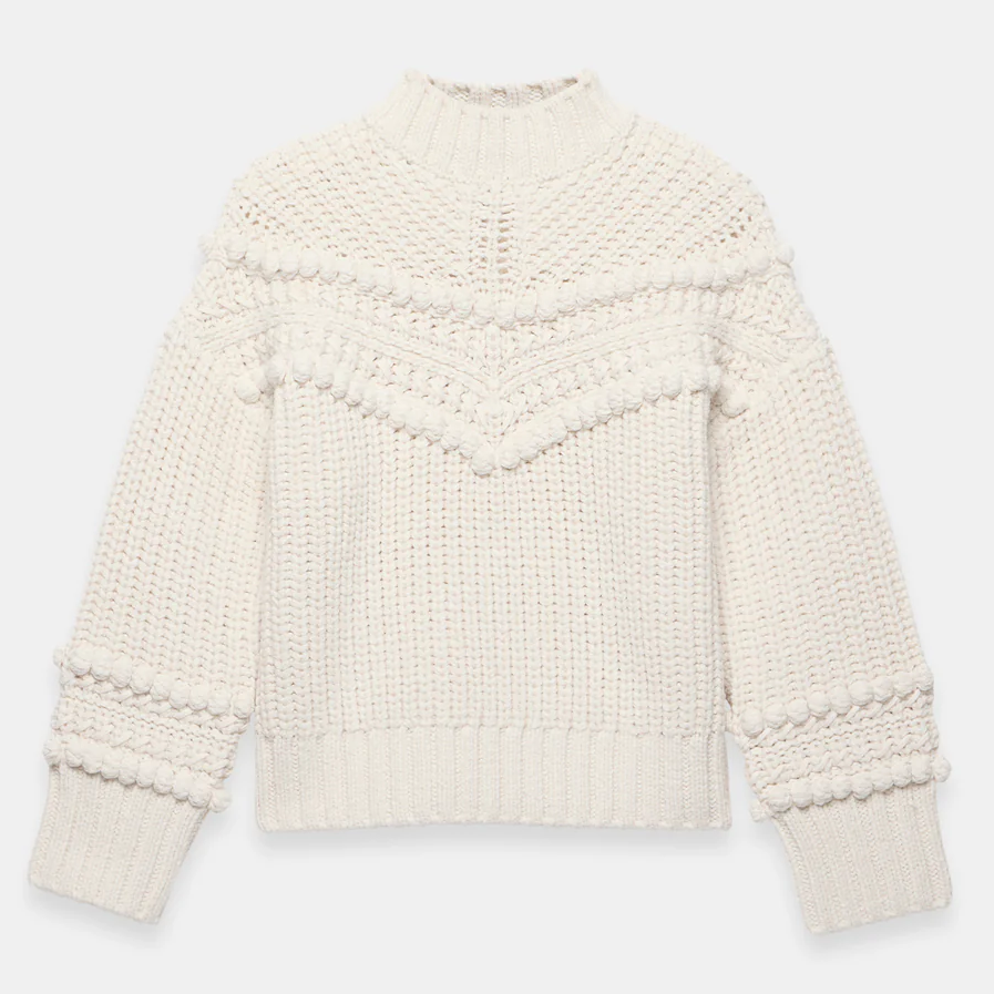 Cat Deeley's cream knit jumper from Mint Velvet