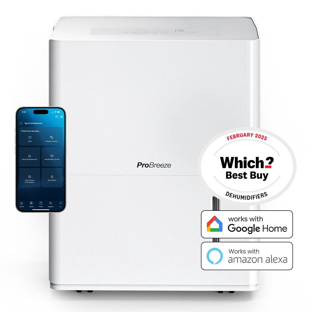 30l Dehumidifier With Smart App Control
