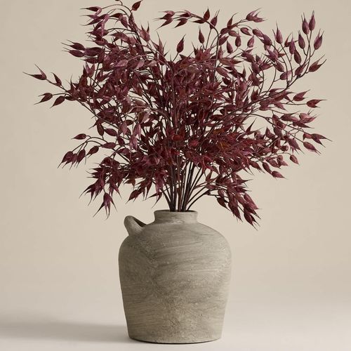 Artificial Ruscus in Resin Pot