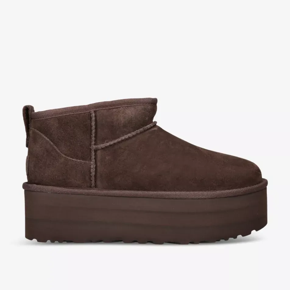 Classic Ultra Mini Platform Suede Boots - Eur 36 / 3 Uk Women