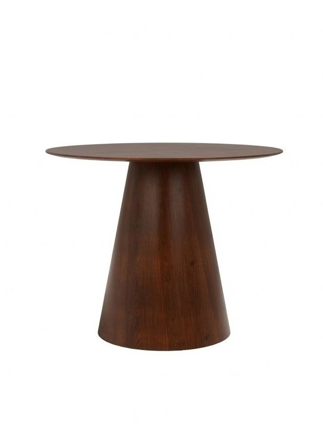 Finnley 4 Seat Round Wooden Dining Table
