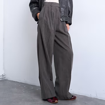 Topshop grey suit trousers