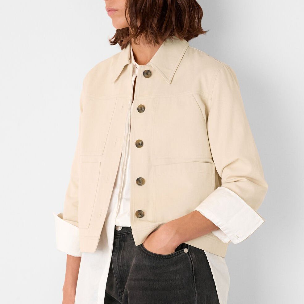 Neutral Mia Pocket Detail Jacket