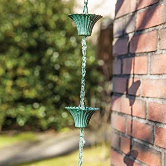 Rain Chain (verdigris)