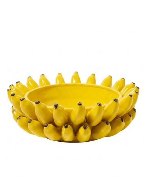 Yellow Ceramic Banana Decorative Bowl&nbsp;