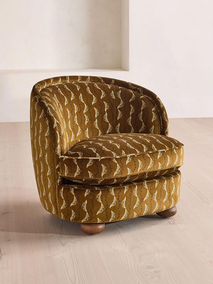 Blair Tub Armchair, Deklan Velvet, Uk