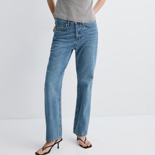 Matilda high-rise straight jeans