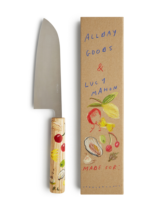 Santoku Kitchen Knife - Allday X Lucy Mahon