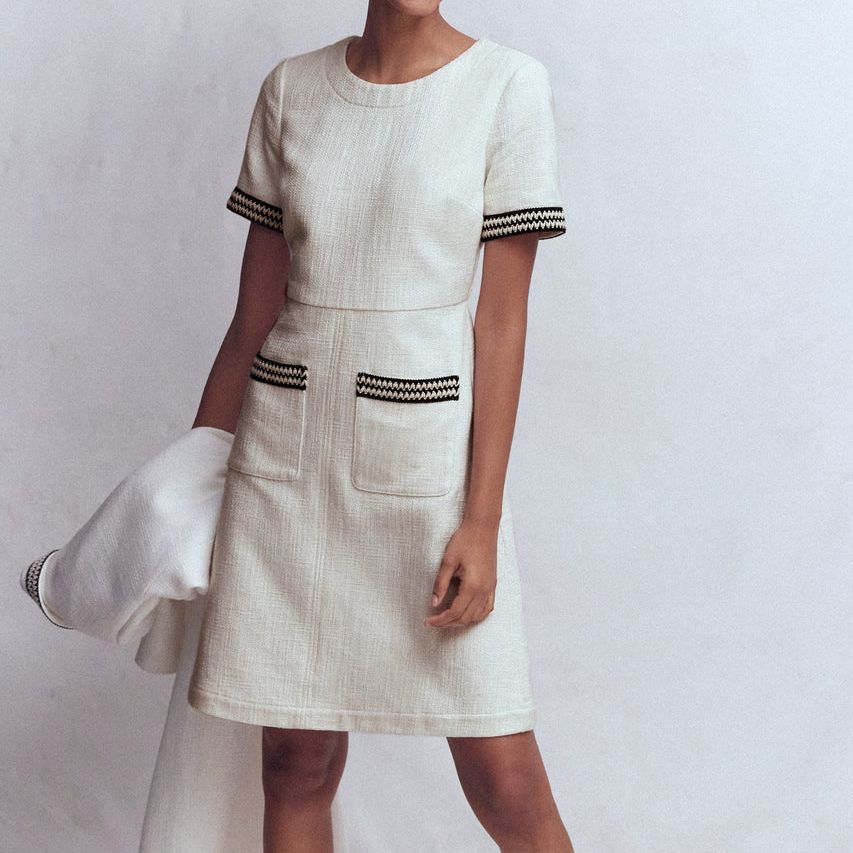 Boden A-Line Knee-Length Dress