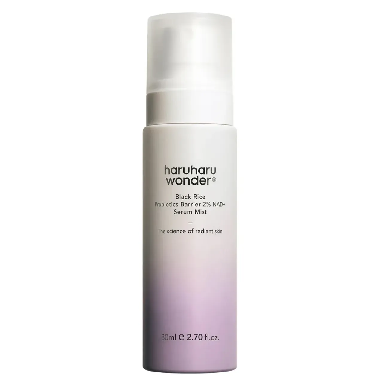 Haruharu Wonder Black Rice Probiotics Barrier Nad+ Serum Mist 80ml