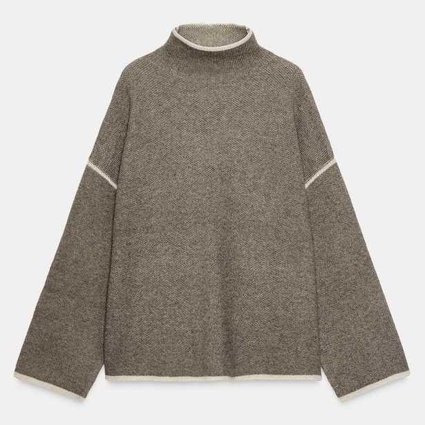 Zara grey knit jumper