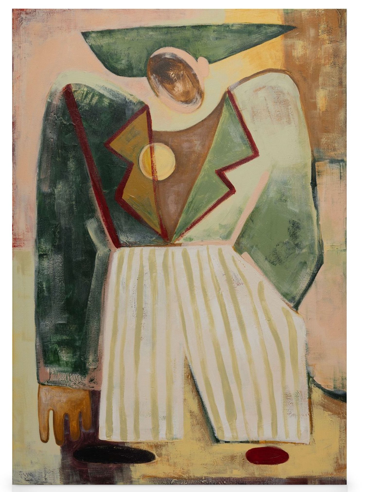 Figure in Suit Canvas Print