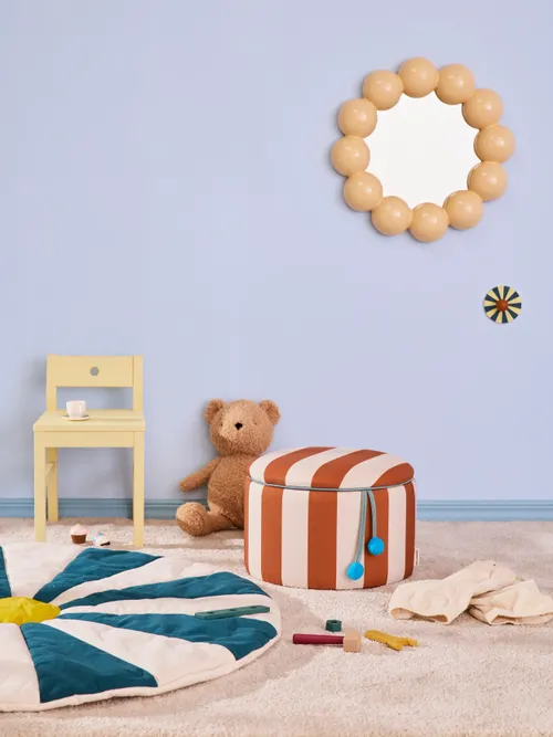 Kid's Concept Storage Cylinder Pouf,