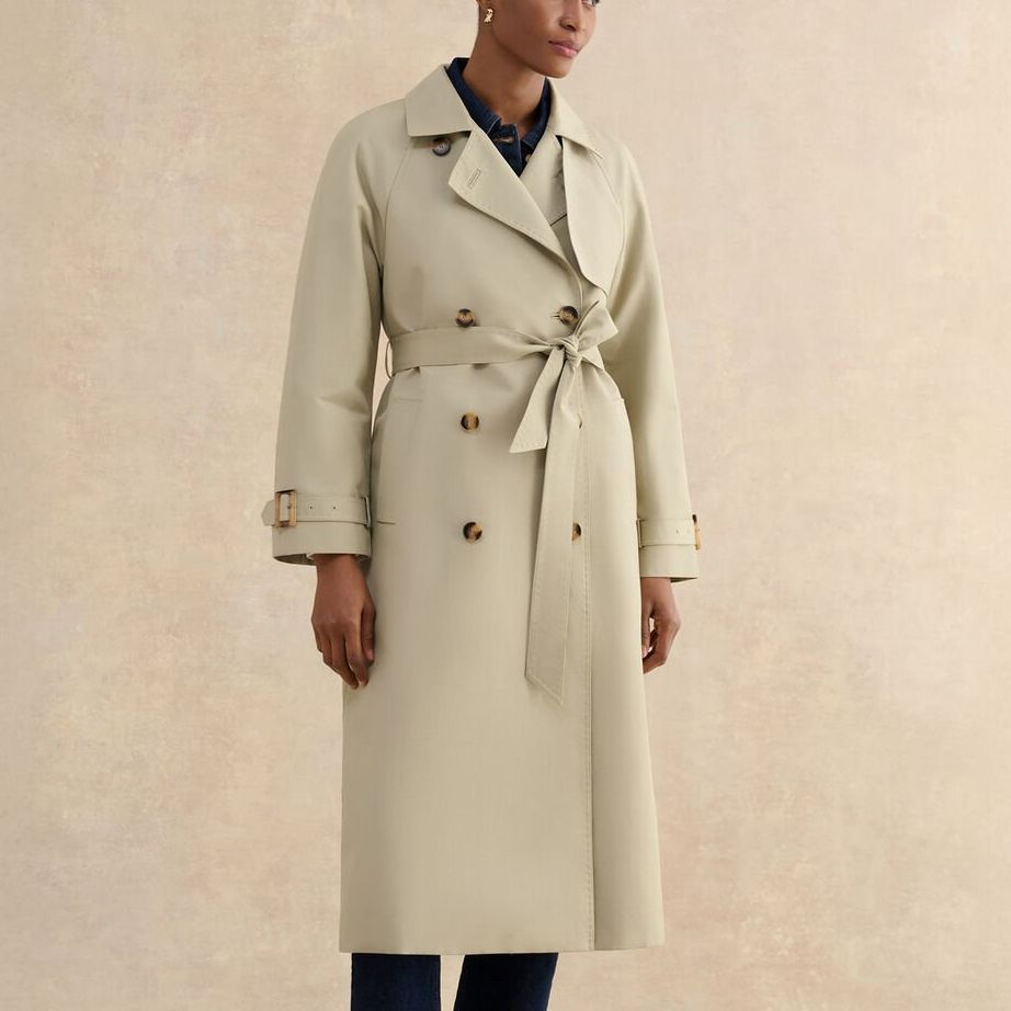 Riley Sage Green Trench Coat