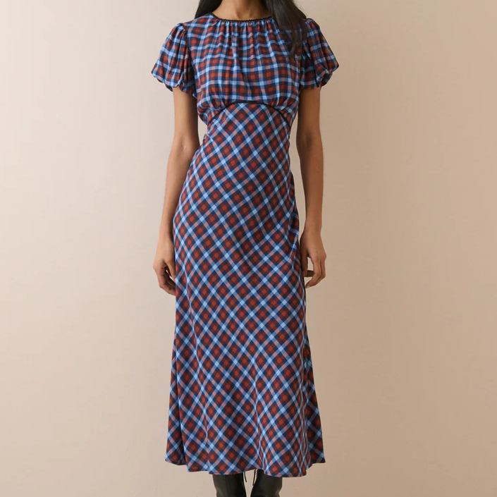 Nobody's Child, Gingham Midi Dress