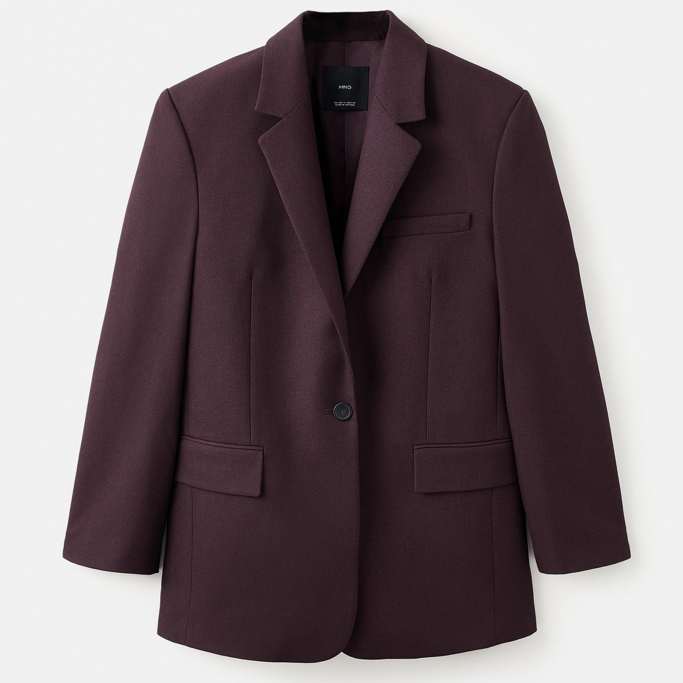 Straight Suit Jacket With Lapel Pockets - Women | Mango United Kingdom