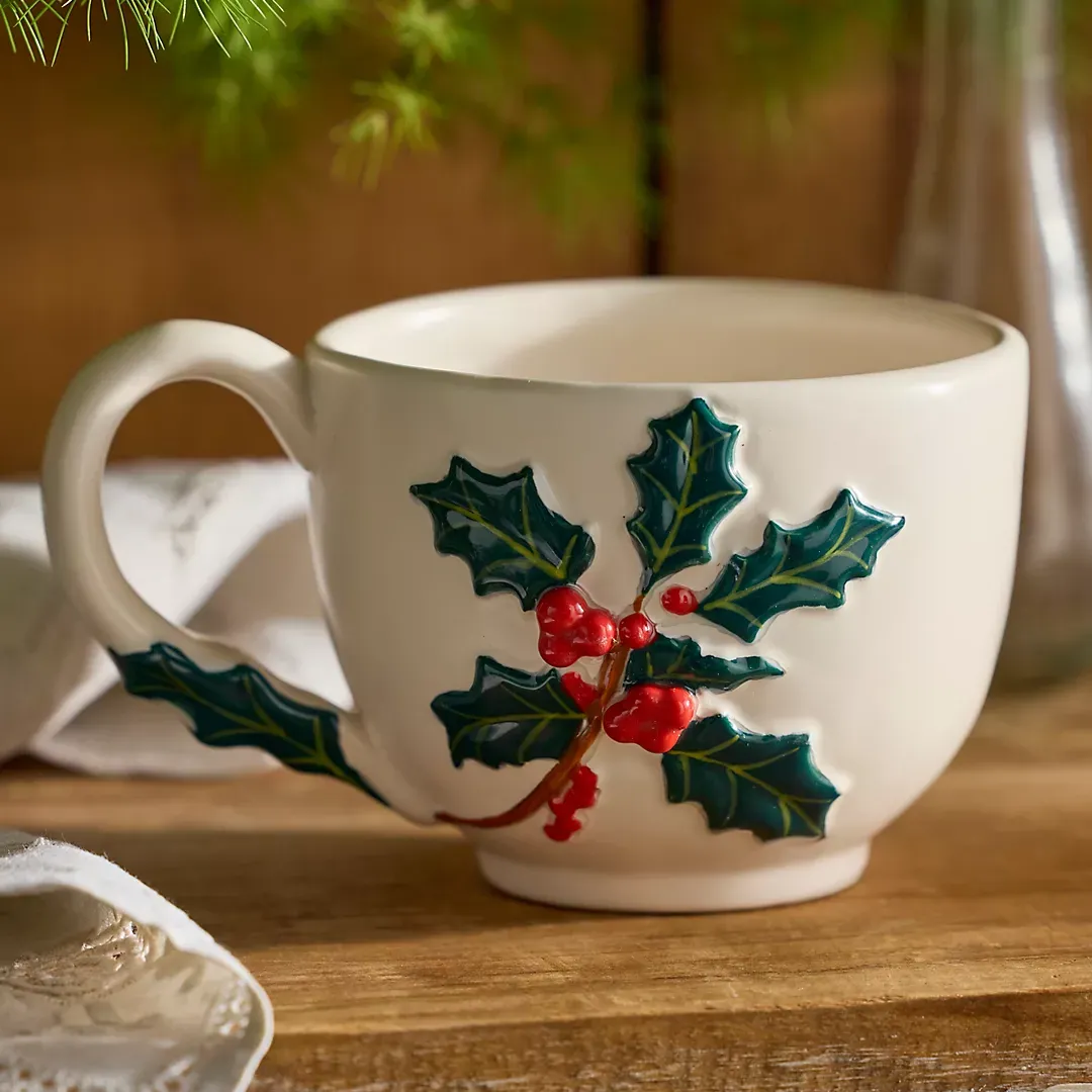 December Terrain Flower month mug
