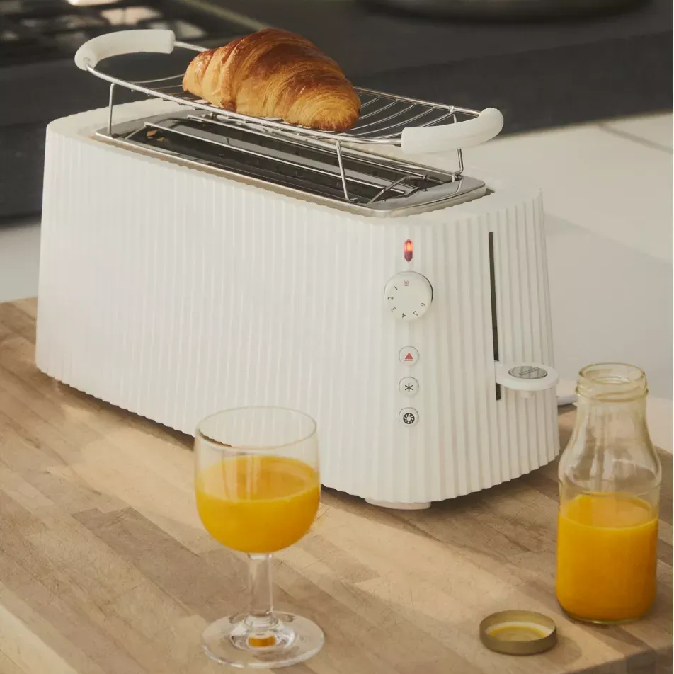 Plisse Stainless Steel Two-Slice Toaster