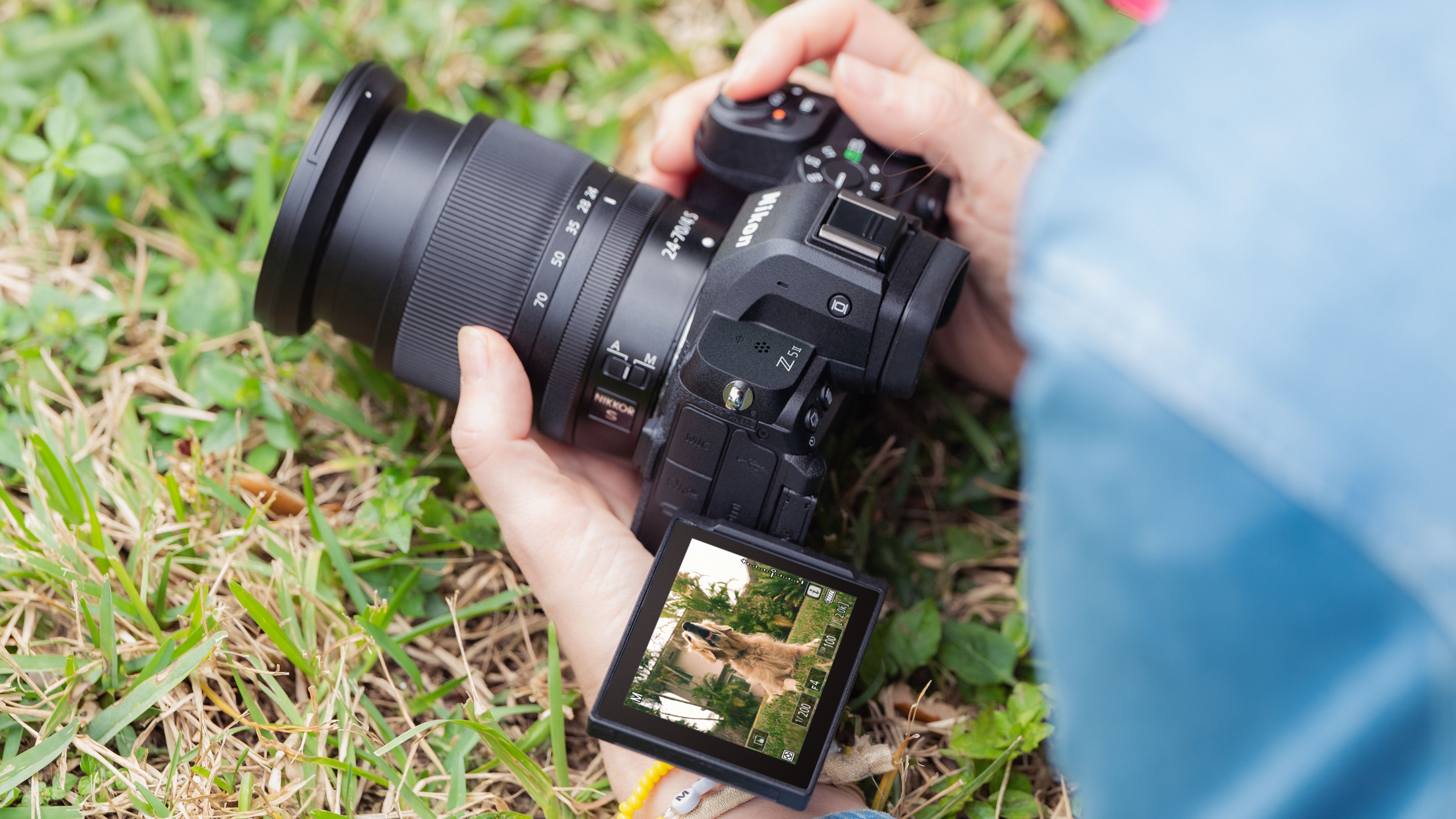 Lifestyle shot of Nikon Z5 II